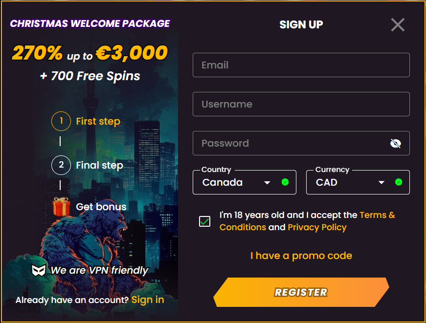 registratiom wild tokyo